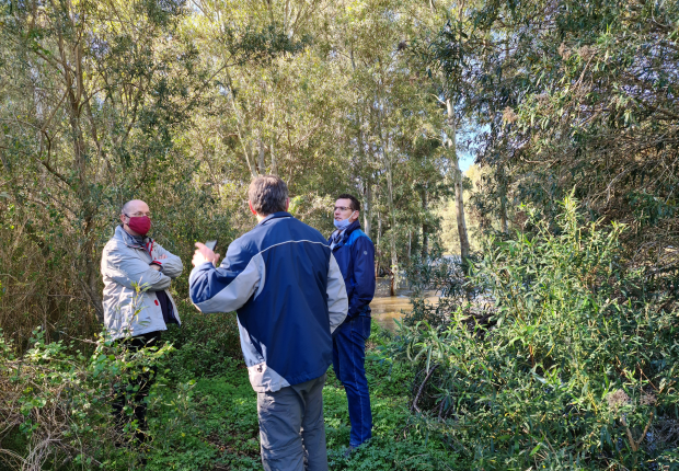 Working on the ecosystem services project in South Africa